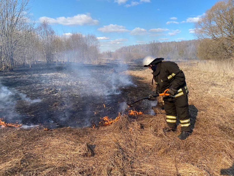 С наступлением весенней погоды и схода снежного покрова повсеместно начинается уборка территории и как часто бывает пал сухой растительности..